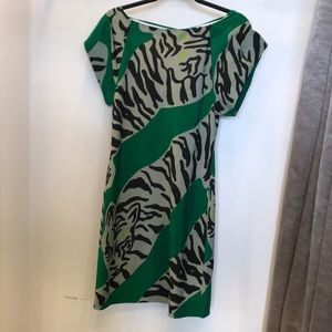 DVF silk stretch dress printed !